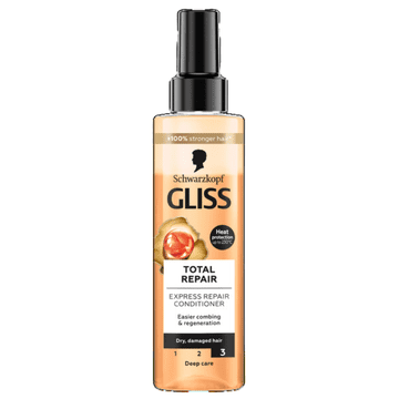 Gliss Kur Gliss Total Repair Express regeneracijski balzam za suhe in poškodovane lase 200 ml