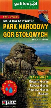shumee Narodni park Table Mountains 1:33.000. Plastificiran turistični zemljevid. Galileos