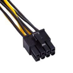 Akyga Adapter 2x Molex / PCI-E 8-pinski Akyga AK-CA-29 za kabel grafične kartice M/F 15cm