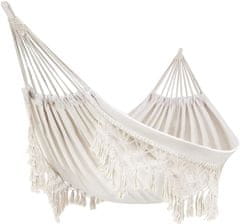 TOP GIFT TG60442 Brazilska vrtna viseča mreža XL boho dvojna gugalnica velika vrv 200X100CM