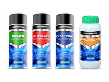 shumee Velik komplet temeljnega premaza, podlage in prozornega laka 3XSPRAY za Hyundai CS
