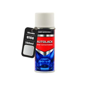 shumee Škoda 9156 Briljantno srebrna kovinsko srebrna barva za avtomobile v spreju 150 ml