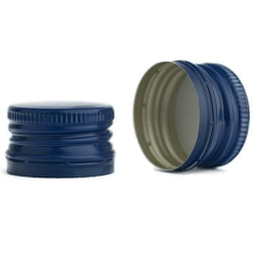 shumee 100x pokrovčki za steklenice fi 28 mm temno modri pokrovčki za steklenice 28x18 mm