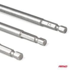 AMIO Adapterji, redukcije, adapterji za šesterokotne nastavke 1/4" 3/8" 1/2" amio-04781