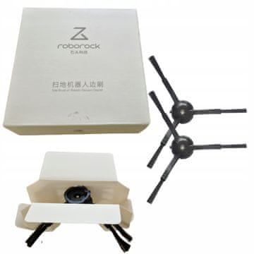 shumee Perii Laterale Pentru Roborock S50 / S6 / S8 / Mop 2 Pro - Črna - Original, AreoSe