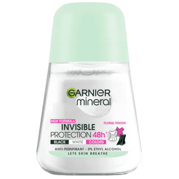L’Oréal Garnier Mineral Floral roll-on antiperspirant za ženske brez alkohola 50 ml