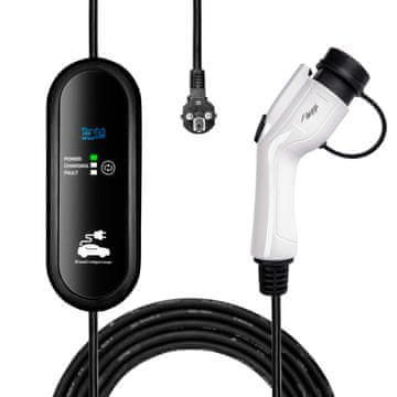 Akyga GB/T polnilnik za kitajske električne avtomobile AK-EC-23 LCD 1-fazni 16A 3,8kW 5m