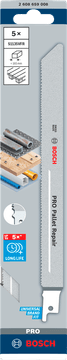 shumee Bosch 5X rezilo ZA sabljasto žago PRO popravilo palet S1135VFR 1,25 x 19 x 225 mm