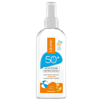 Lirene Lirene SUN Kids SPF50+ zaščitno mleko za otroke v spreju z vonjem vanilije 150 ml