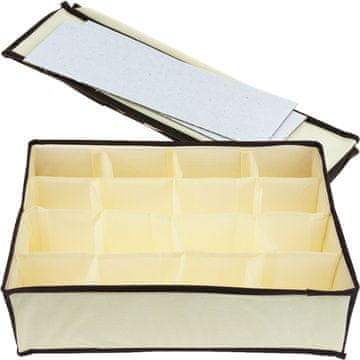 TOP GIFT Organizator za spodnje perilo in nogavice TG63165, vložek za predal, 16 predelkov