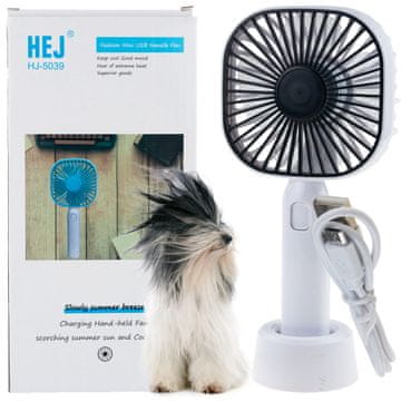 TOP GIFT TG77648 mini ročni ventilator, ventilator za plažo, potovanja, namizni ventilator