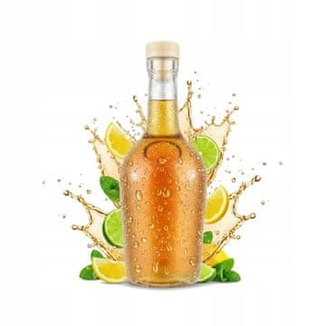 shumee Steklenica Gloria 500ml + zamašek Steklenice za likerje Moonshine Sok Vino Darilo