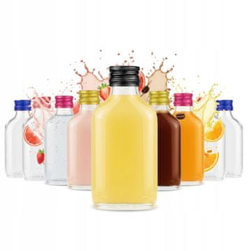 shumee 100x steklenička za tinkture, 100 ml, steklenička za alkohol FI28 kot darilo