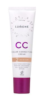 Lumene Lumene CC Color Correction Cream 7-v-1 kremasti puder SPF20 - srednje velik 30 ml
