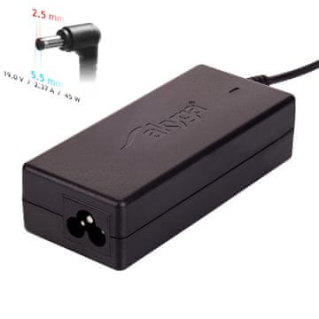 Akyga Akyga AK-ND-61 napajalnik za prenosnik Toshiba 19V 2,37A 45W 5,5 x 2,5 mm omrežni