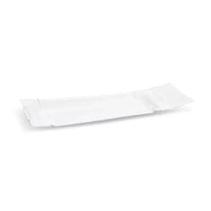 WIMEX s.r.o. Pladenj za klobase iz belega papirja z odtrgljivim ročajem 18+3 x 8 cm 250 kosov.