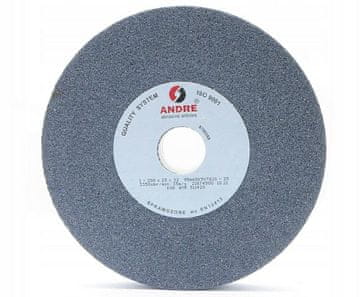 shumee Andre ploščati brusilni kolut 200 mm x 25 mm x 32 mm 95A60K5VTE10-35 siv "TIP 1"