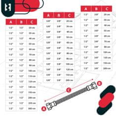 Fleksibilen priključek iz nerjavečega jekla 3/8” 1/2” za pipe 40 CM