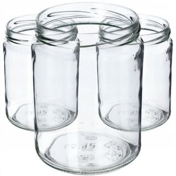 TOP GIFT PAC500/82 stekleni kozarci 500 ml za konzerve, kumare, med, tinkture, omake FI82