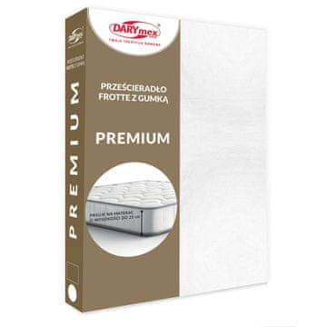 Darymex Rjuha z elastiko 140x200, frotirno blago z visoko težo, 200, bela frotirno blago