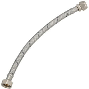 shumee Fleksibilen priključek iz nerjavečega jekla 3/8” 1/2” za vpenjalne sisteme 30 CM