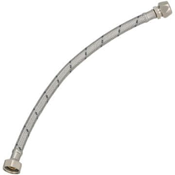 shumee Fleksibilen priključek iz nerjavečega jekla 3/8” 1/2” za vpenjalne sisteme 40 CM