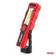 AMIO Inšpekcijska svetilka z vgrajeno baterijo, vrtljiva za 180°, 1800 mAh amio-02171