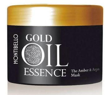 Montibello Montibello Gold Oil Essence A&A Mask maska za lase z jantarjem in arganom 500 ml