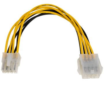 Akyga EPS 8-pinski Akyga AK-CA-08 kabel ATX podaljšek za napajalnik moški-ženski 20 cm