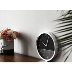 TOP GIFT Črna stenska ura EHC008K, merilnik vlažnosti, termometer, 3v1 esperanza EHC008K