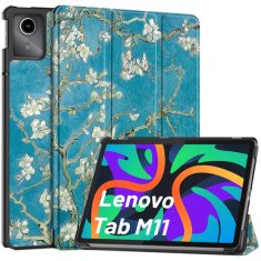 shumee Ovitek za tablični računalnik Lenovo Tab K11 / K11E 11” M11 10,95" TB330FU / TB330XU / TB331FC, ovitek za knjigo Alogy, cvetoče mandljevo drevo (van Gogh).