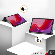 shumee Ovitek za tablični računalnik Lenovo Tab K11 / K11E 11” M11 10,95" TB330FU / TB330XU / TB331FC, ovitek za knjigo Alogy, cvetoče mandljevo drevo (van Gogh).