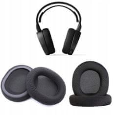shumee Alogy ušesne blazinice za slušalke z gobico za Steelseries Arctis 1 3 5 7 PRO 9X črne barve