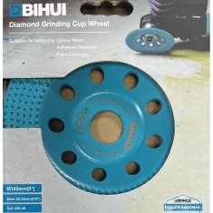 shumee Diamantni disk Bihui za odstranjevanje ostankov lepila debeline 125 mm, 35-40 DCWG5