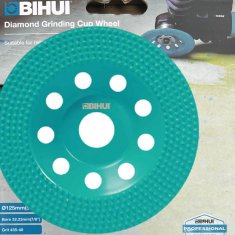 shumee Diamantni disk Bihui za odstranjevanje ostankov lepila debeline 125 mm, 35-40 DCWG5