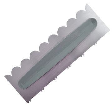 BRUNBESTE Slaščičarski glavnik, strukturni, za ometanje tort, 22 cm, lopatica, strgalo, tip 5