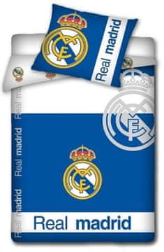 BrandMac POSTELJNINA Real Madrid 140 x 200 cm bombažna otroška posteljnina z ventilatorjem
