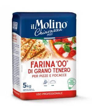 shumee Farina moka tip 00 di Grano Tenero per Pizza e Focacce 5kg - il Molino Chiavazza