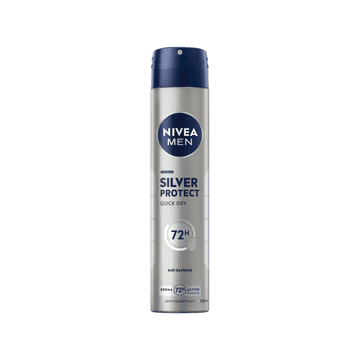 Nivea Nivea MEN Silver Protect antibakterijski antiperspirant v spreju za moške 200 ml