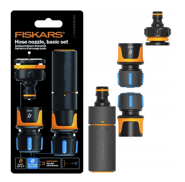 Fiskars Fiskars priključek za pipo + hitri priključek 13-15 mm x 2 + šoba za škropljenje