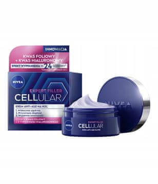 Nivea Nivea Cellular Expert Filler nočna krema proti staranju za učvrstitev kože 50 ml