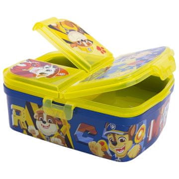 Stor Organizator za malico PAW Patrol s 4 predelki, posoda za prigrizke in sendviče