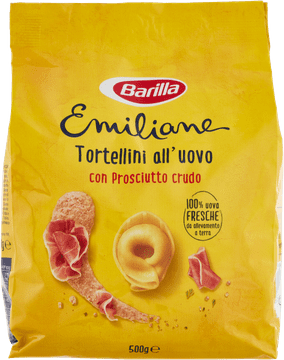 Barilla Tortelini s surovo emilijsko šunko Tortellini Prosciutto Crudo 500g -