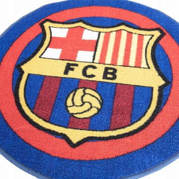 INNA Okrogla preproga FC Barcelona s kratkim vlaknom, 60 cm, barcelonska preproga