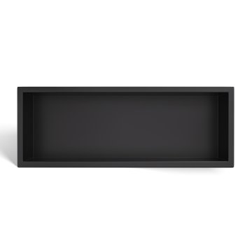 shumee Wall-BOX ONE črna vgradna polica iz nerjavečega jekla črne barve 60x20x10 cm