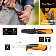 Fiskars Fiskars univerzalni delavniški nož z brusilnikom za desničarje in levičarje