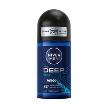 Nivea Nivea MEN Deep Beat moški roll-on antiperspirant - zaščita in svežina 75 ml