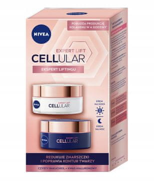 Nivea Nivea Cellular Expert Lift učvrstitvena dnevna krema SPF30 50 ml + nočna