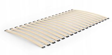 shumee Posteljni okvir z vzmetmi 80x200, 18 brezovih letvic, vzmetnica 200 kg