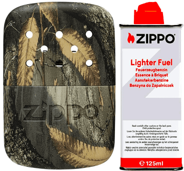 shumee Zippo komplet grelnikov za roke Zippo Real Tree 12H+ dodatki za bencin